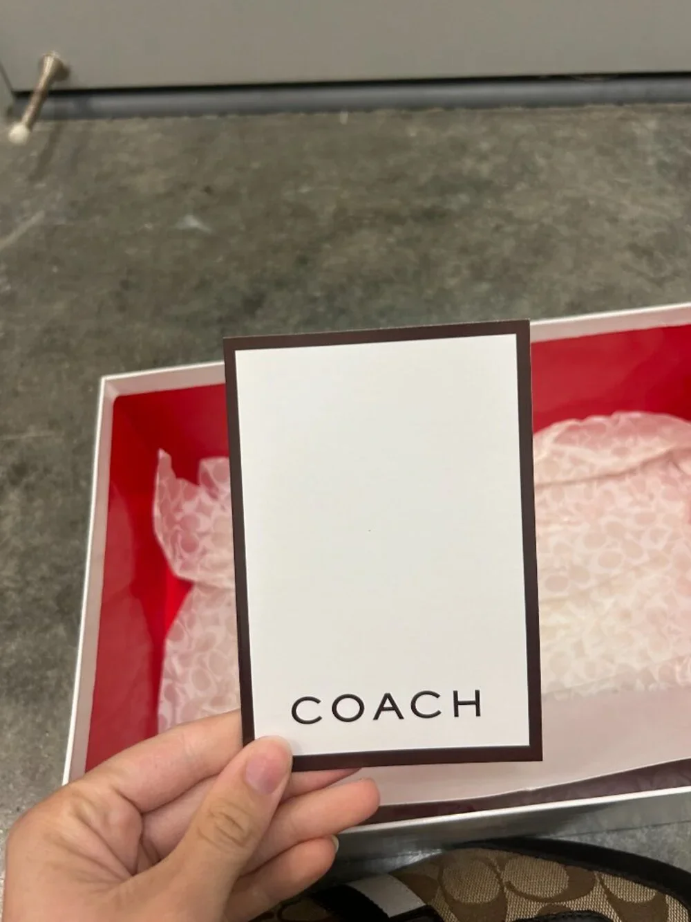 Vintage COACH Joss Signature C Jacquard Suede Sneakers Brown Q293 Women’s 9M